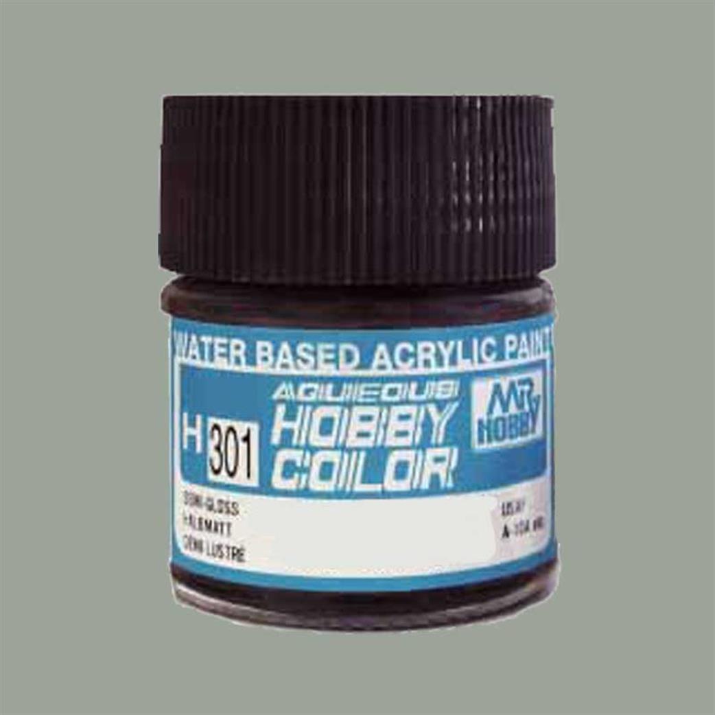 Gunze Sangyo  H332 332 Light Aircraft Gray BS381/627 Mr Hobby Acrylic Paint 10ml