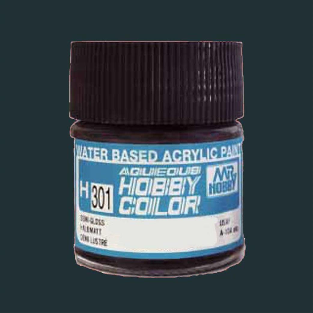 Gunze Sangyo  H65 65 Black Green RLM70 Mr Hobby Acrylic Paint 10ml