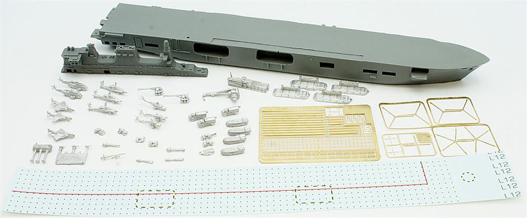 Atlantics WM 1/700 ATL7K HMS Ocean RN Assault Ship Resin Kit