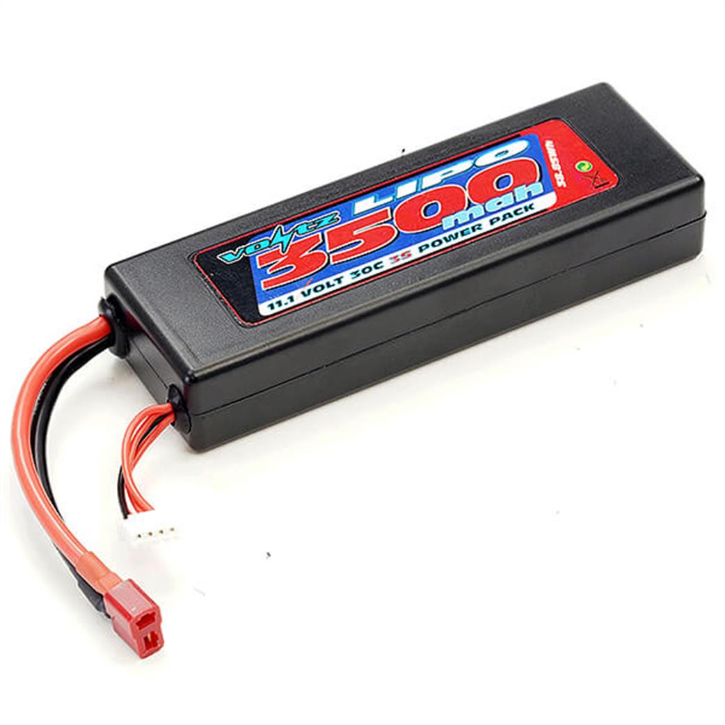 Voltz  VZ0339 11.1v 3500mah 30c Lipo Battery Hard Case 2S Size Rokatan Ramraider)