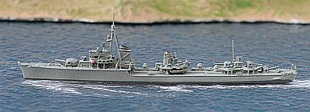 Navis Neptun 1/1250 1061 Z32-34, German Super Destroyers with twin turret forward