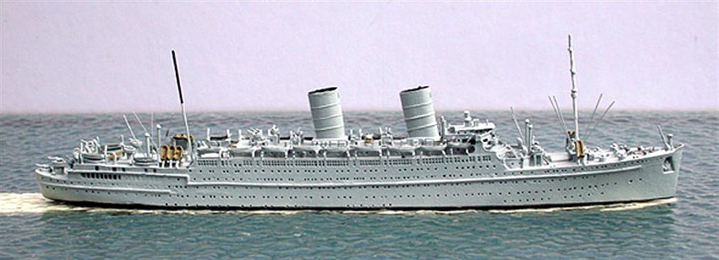 CM Models 1/1250 CM-P32 Mauretania (II) as a troopship, 1942