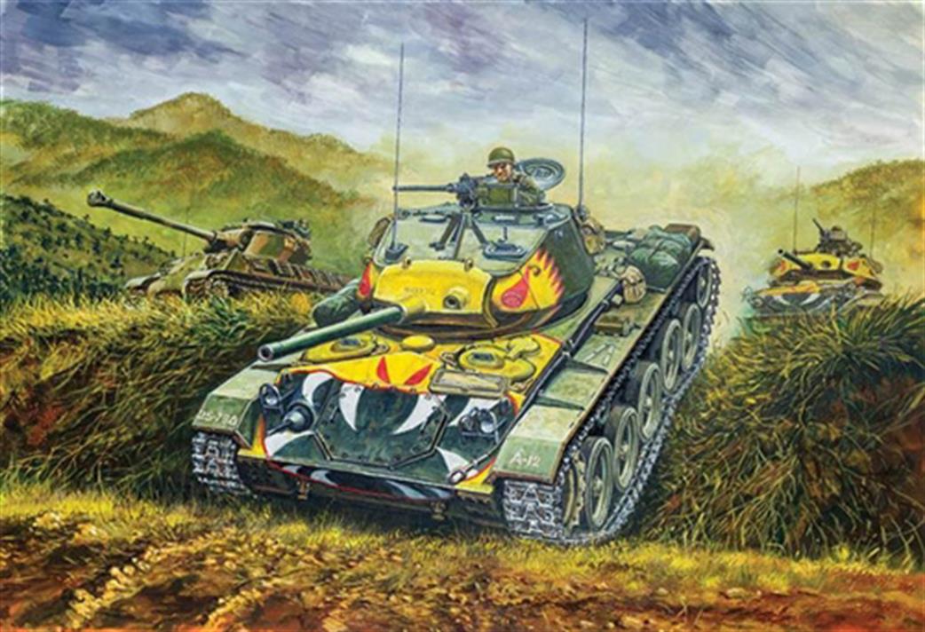 AFV Club 1/35 AF35209 US M24 Chaffee Tank in the Korean War Tank kit