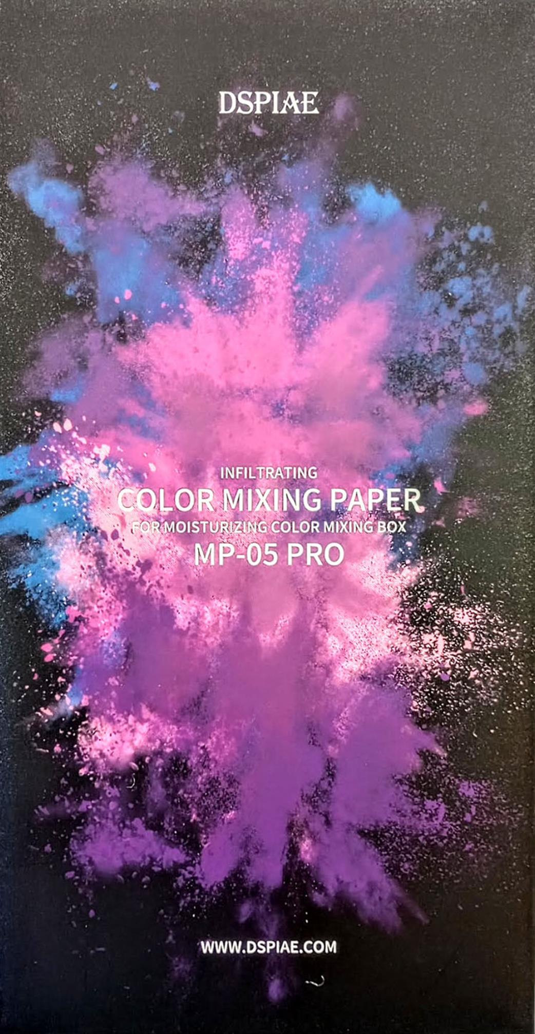 Dspiae  DS047 MP-05 Pro Infiltrating Colour Mixing Paper for Wet Palette 50pk