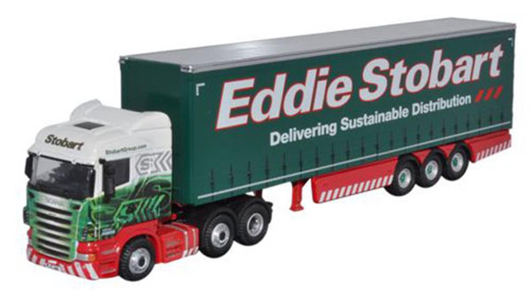 Oxford Diecast 1/76 STOB039 Eddie Stobart Scania Highline Curtainside