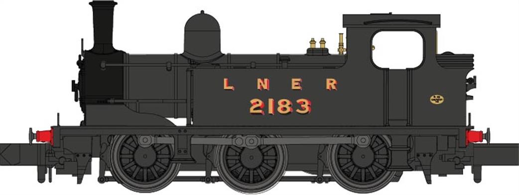 Dapol N 2S-072-002 J72 2183 LNER Pre War Unlined Black