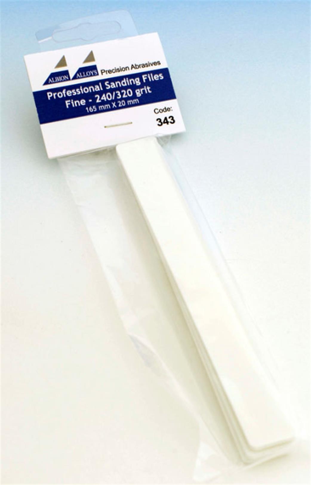 Flex-i-File  343 Double Sided Sanding Stick 240/320 Grit Pack 3