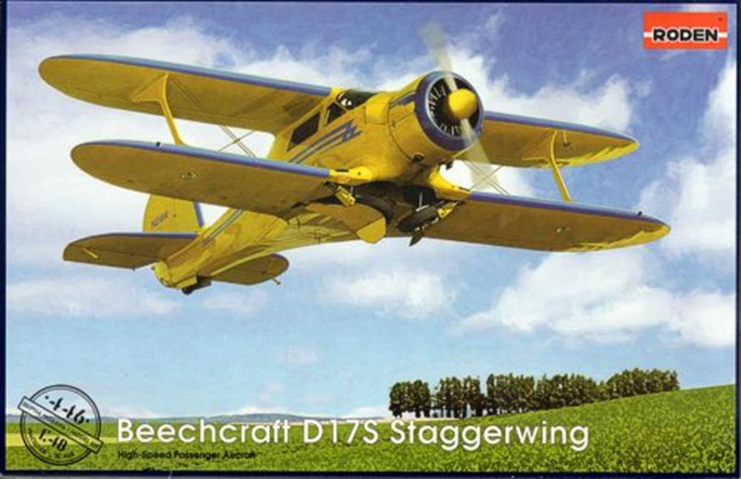 Roden 1/48 446 Beechcraft D17S Staggerwing Private Owner 2010