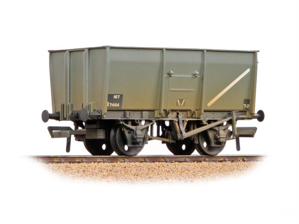 Bachmann OO 37-450D BR 16 Ton Slope Sided Mineral Wagon BR Grey Weathered