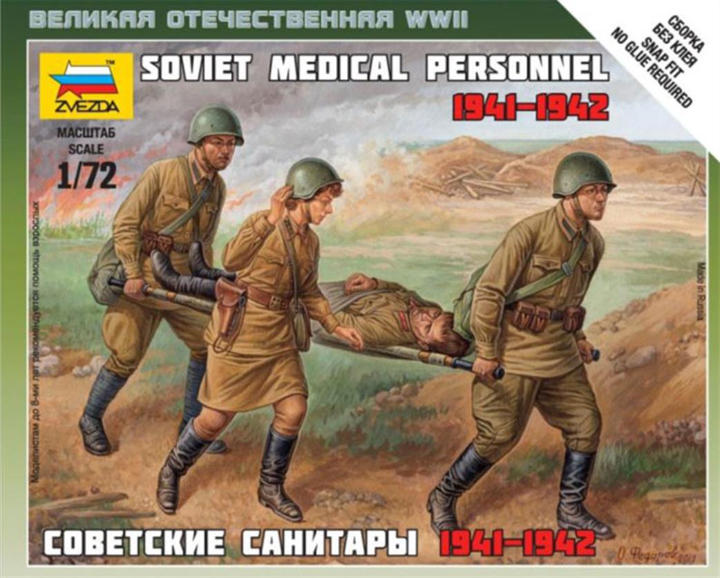 Zvezda 1/72 6152 Soviet Medical Personnel 1941-42