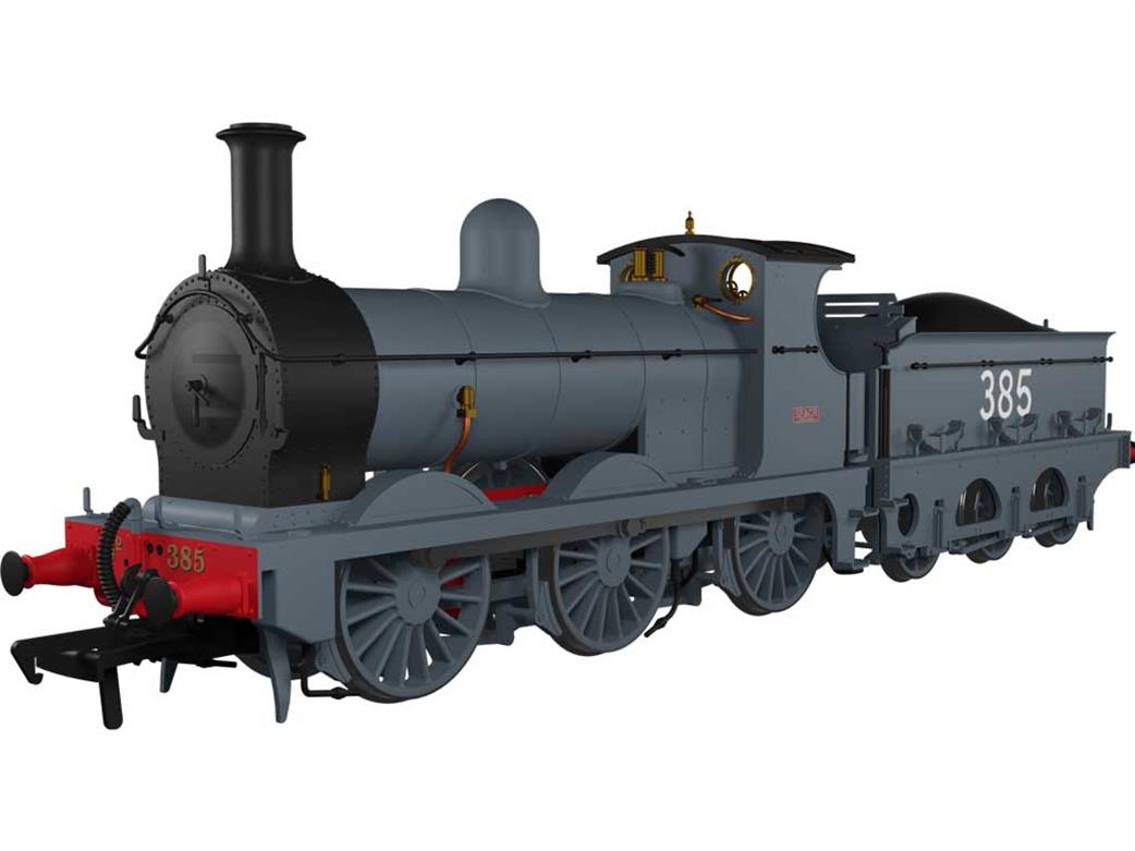 Rapido Trains OO 966003 SECR 385 Class O1 0-6-0 South Eastern & Chatham Railway WW1 era Grey