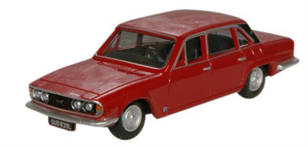 Oxford Diecast 1/76 76TP002 Signal Red Triumph 2500