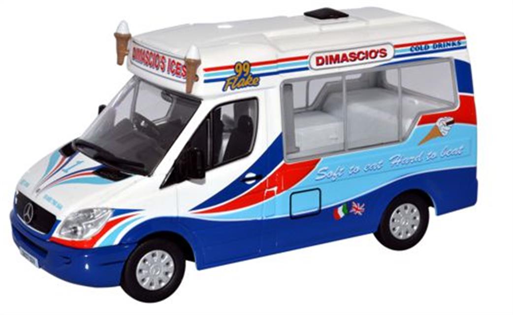 Oxford Diecast 1/43 WM002 Dimachios Mercedes Ice Cream Van