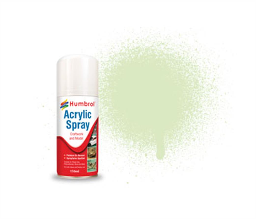 Humbrol  AD6090 90 Beige Green Matt Acrylic Modellers Spray 150ml