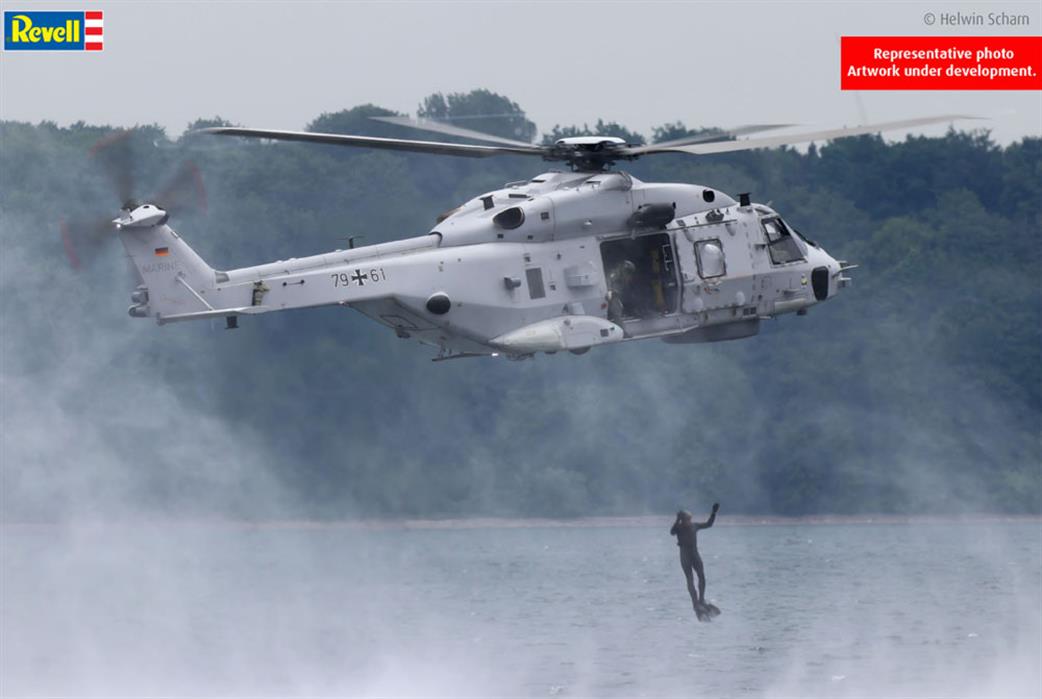 Revell 1/72 63784 NH90 NFH Navy Helicopter Kit Model Set