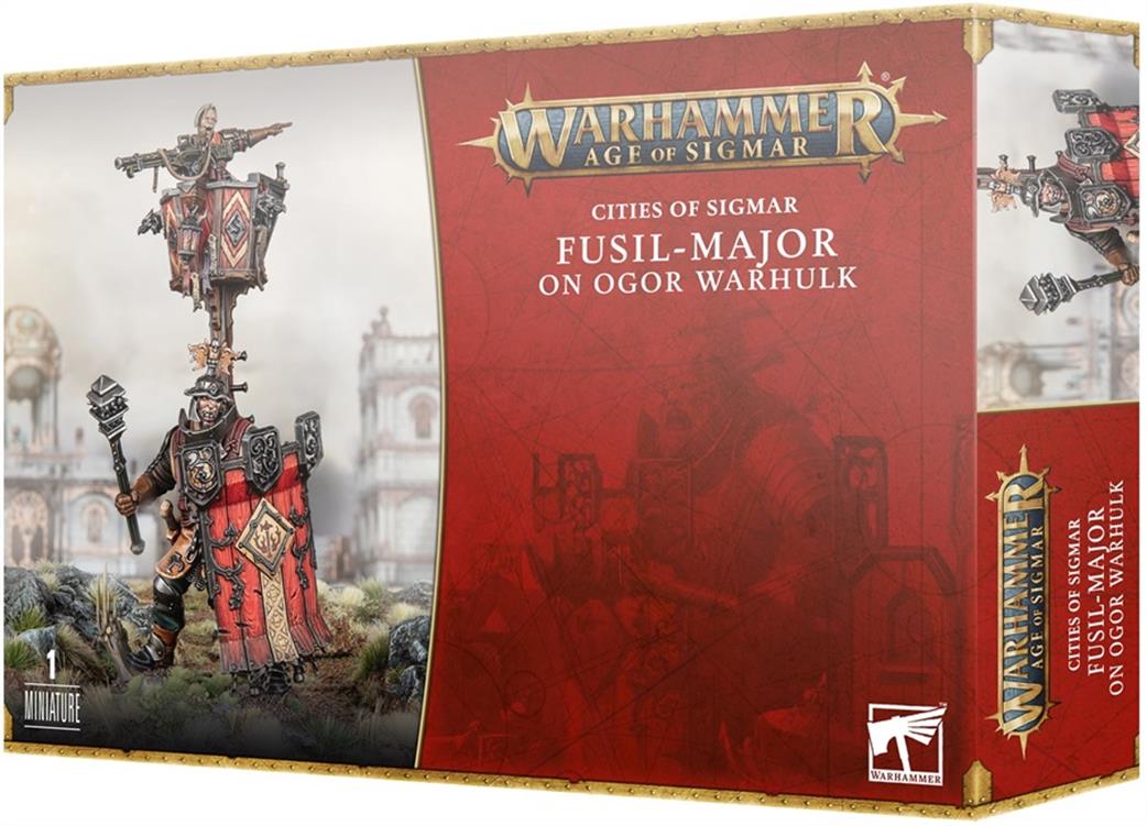 Games Workshop  86-20 Cities of Sigmar Fusil-Major on Ogor Warhulk