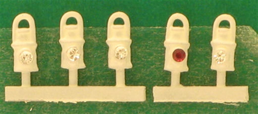 Springside OO DA20/5SR SR Train Tail Lamps pack of 5