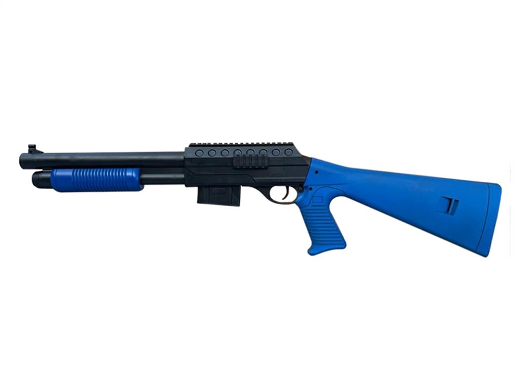 Cccp 1/1 213148 Vigor Long Pump Action Spring Powered Blue BB Shotgun