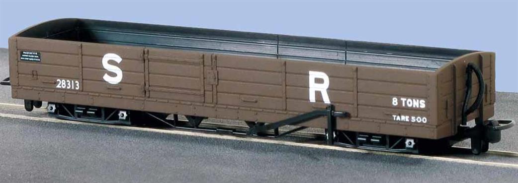 Peco OO9 GR-231 Lynton & Barnstaple Bogie Open Wagon 28313 SR Goods Brown Livery