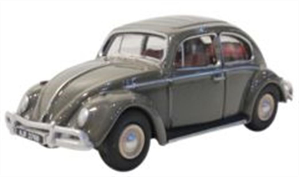 Oxford Diecast 1/76 76VWB004 Anthracite VW Beetle