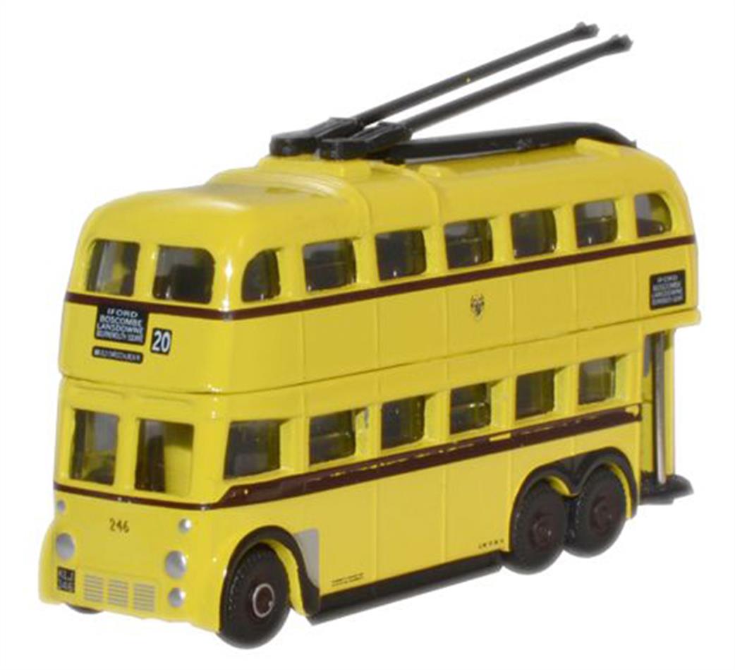 Oxford Diecast 1/148 NQ1008 Bournemouth BUT Trolleybus