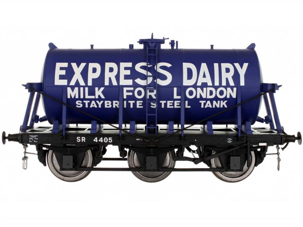 Dapol O Gauge 7F-031-011 Express Dairies 6 Wheel Milk Tank Wagon 1733