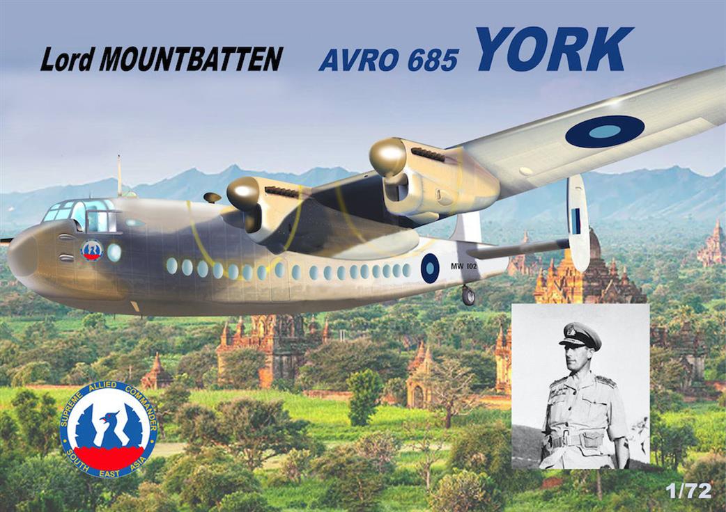 Mach 2 1/72 MACHGP109 Avro York 685 MW102 Mountbatten Aircraft Kit