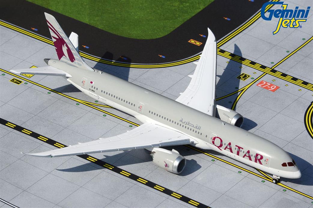 Gemini Jets 1/400 GJQTR1915 QATAR Airlines Boeing B787-9 A7-BHA