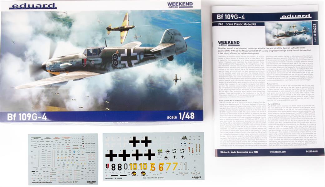 Eduard 1/48 8405 Bf 110-G4 German Nightfighter Plastic Kit Weekend Version