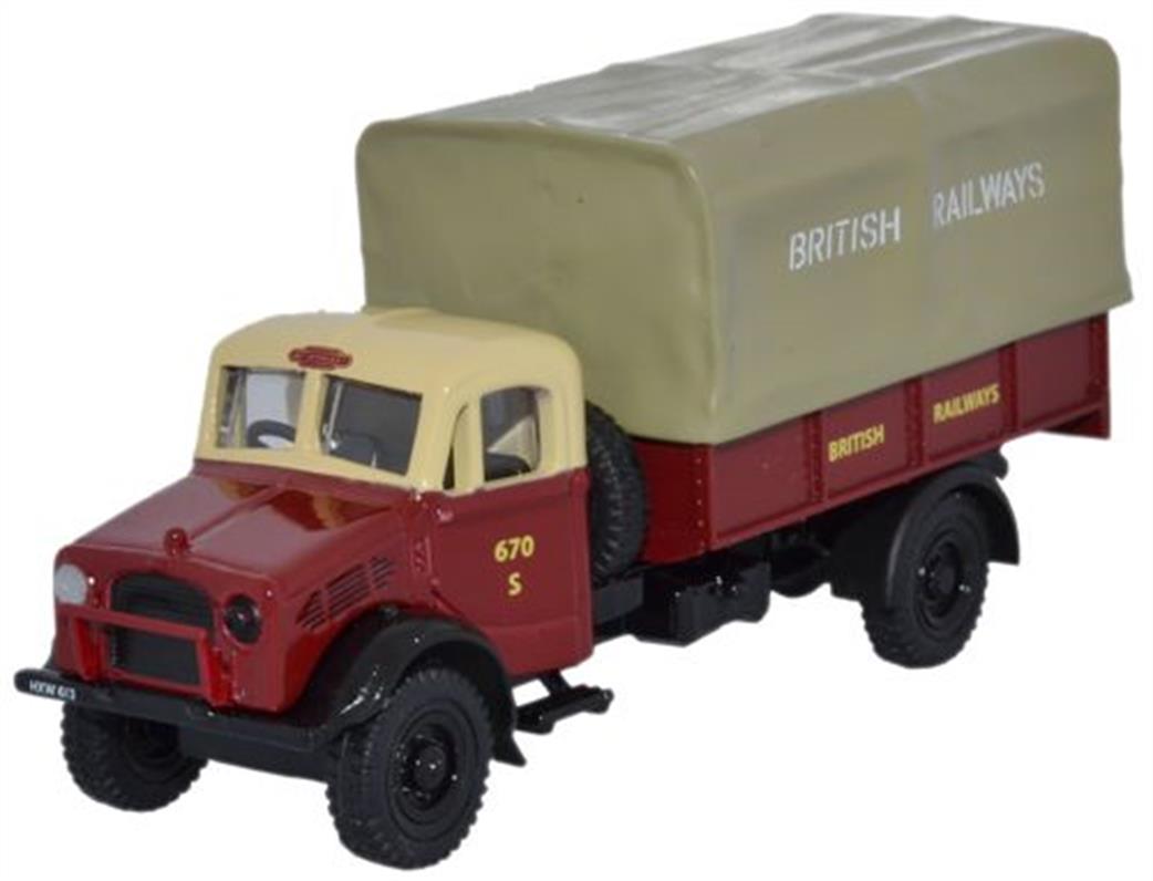 Oxford Diecast 1/76 76BD005 British Rail Bedford OY 3 Ton GS