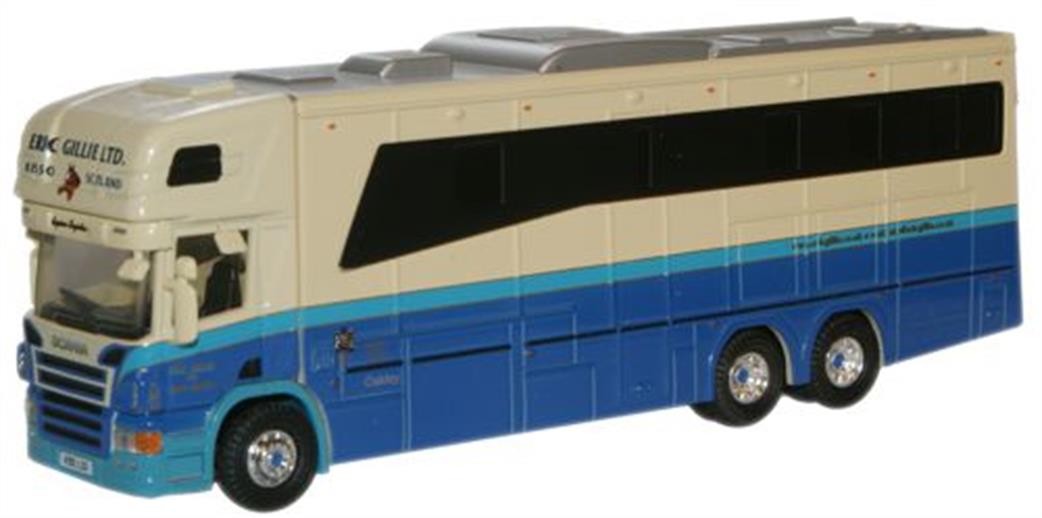 Oxford Diecast 1/76 76SCA01HB Eric Gille Scania 380 Horsebox