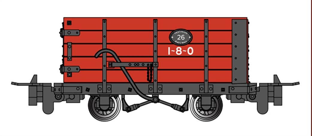 Bachmann America 009 77505 Ffestiniog Railway Coal Wagon Number 26