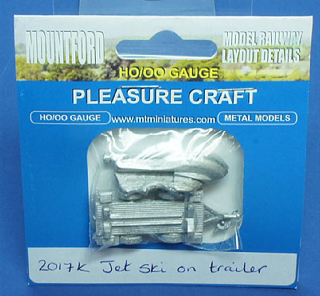 Mountford OO 2017K Jet Ski Trailer Unpainted Metal Model