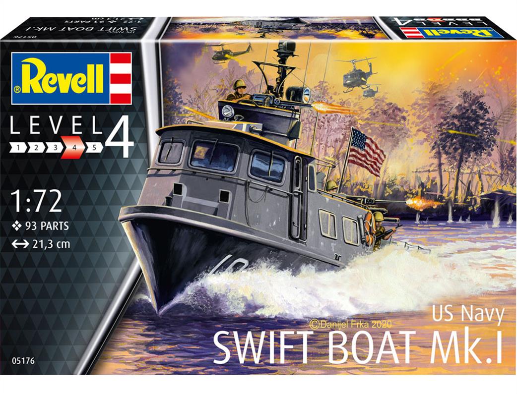 Revell 1/72 05176 US Navy Swift Boat Mk.1 Fast Patrol Craft Kit