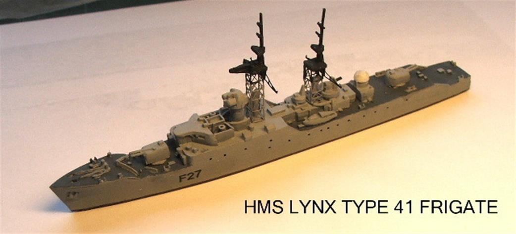 MT Miniatures 1/700 MTM041 HMS Lynx RN Type 41 Leopard Class Anti Aircraft Frigate Kit