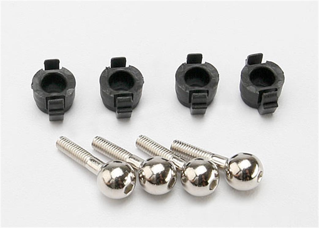 Traxxas 1/16 7033 Pivot Balls & Caps (4)