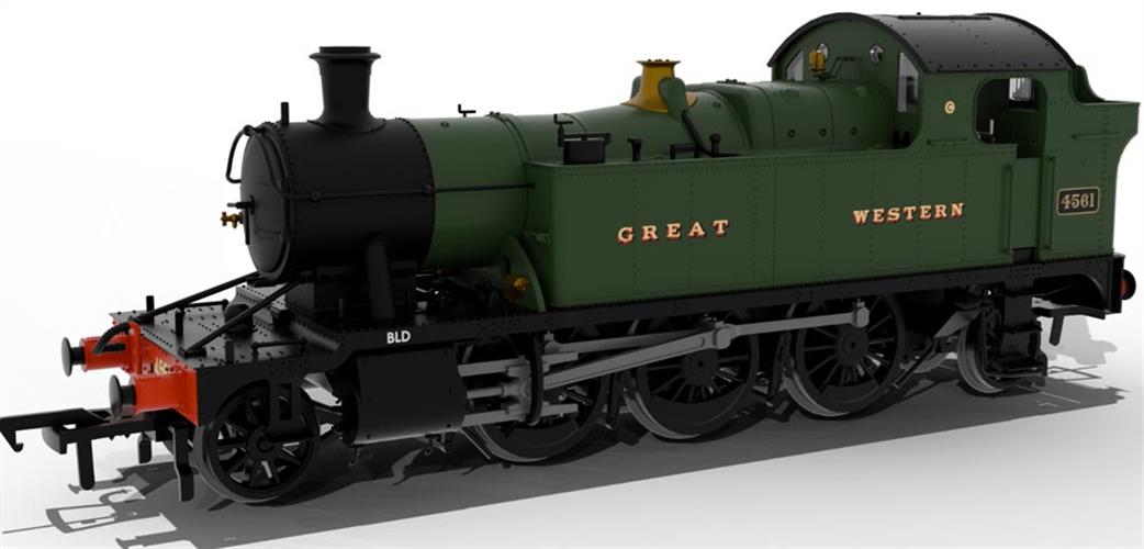 Rapido Trains OO 951112 GWR 45xx No.4561 Great Western Green (Preserved 1990s Condition)