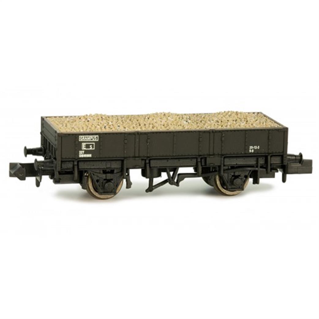 Dapol N 2F-060-014 BR Grampus Engineers Steel Body Open Ballast Wagon Black DB984292