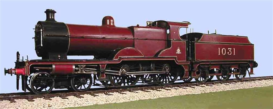 Slaters Plastikard O Gauge 7L014 MR/LMS Deeley Compound 4-4-0 & 3500 Gallon Tender