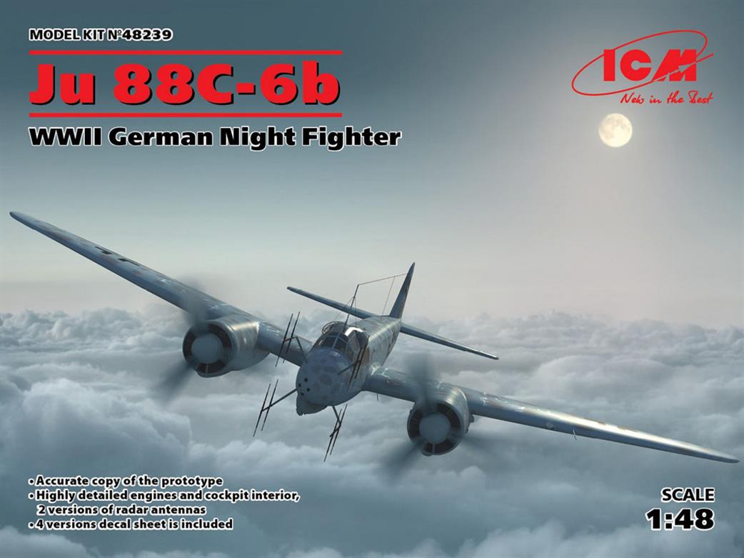 ICM 1/48 48239 Junkers JU-88C-6B German Night Fighter