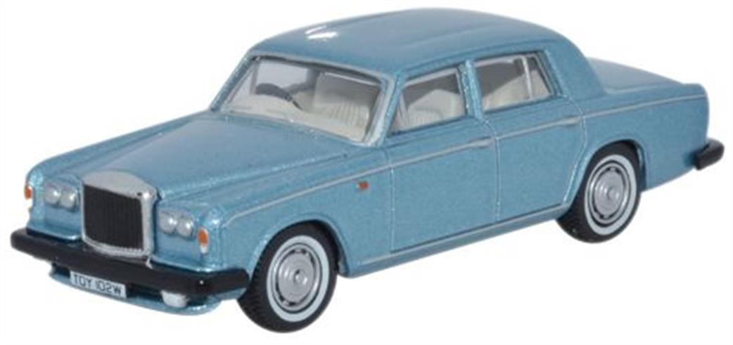 Oxford Diecast 1/76 76BT2001 Bentley T2 Saloon Caribbean Blue