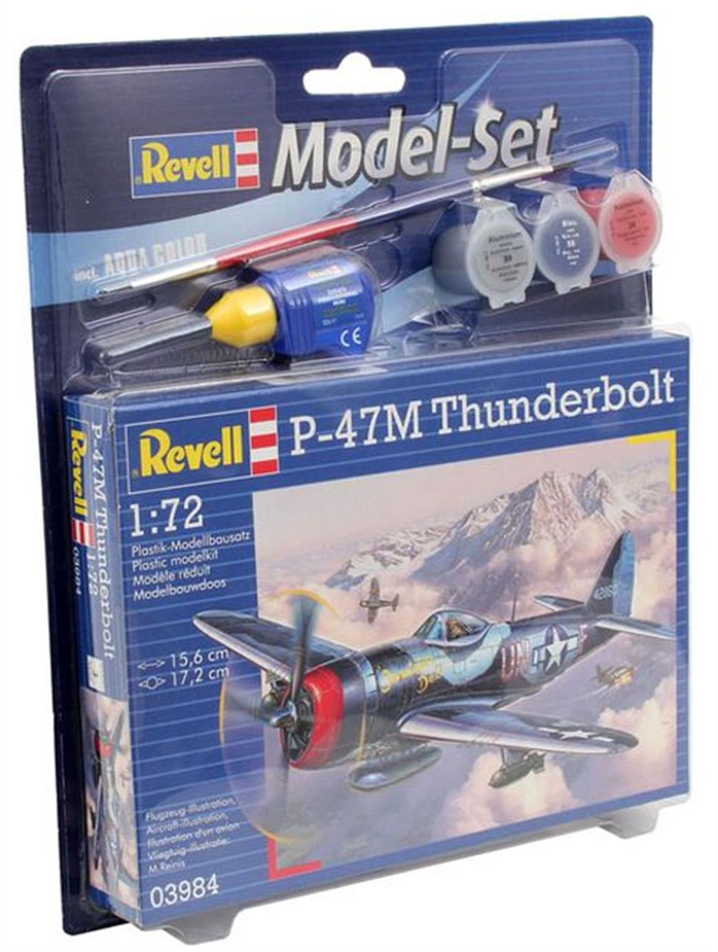 Revell 1/72 63984 P-47M Thunderbolt Model Set