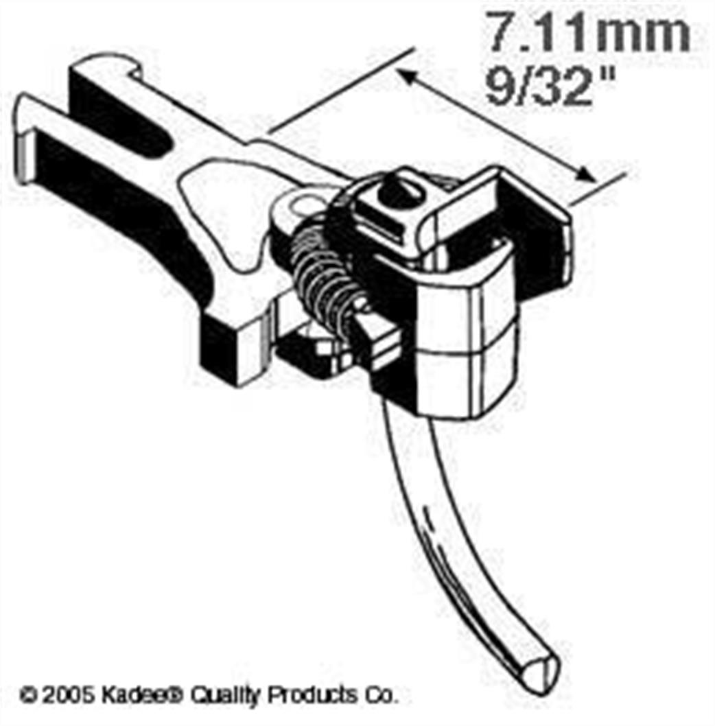 Kadee OO/HO 17 Short Length NEM Knuckle Coupler