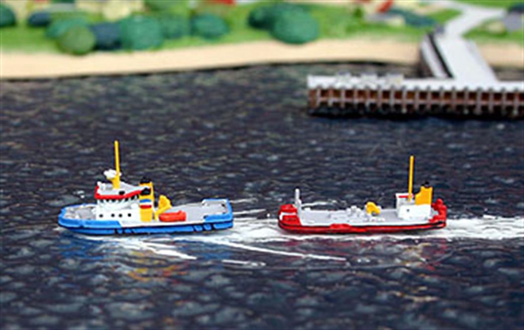 Rhenania 1/1250 RJ176 & 176A Odin & Luettmoor, tug & work barge