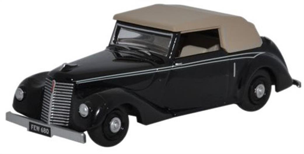 Oxford Diecast 1/76 76ASH004 Armstrong Siddeley Hurricane Black