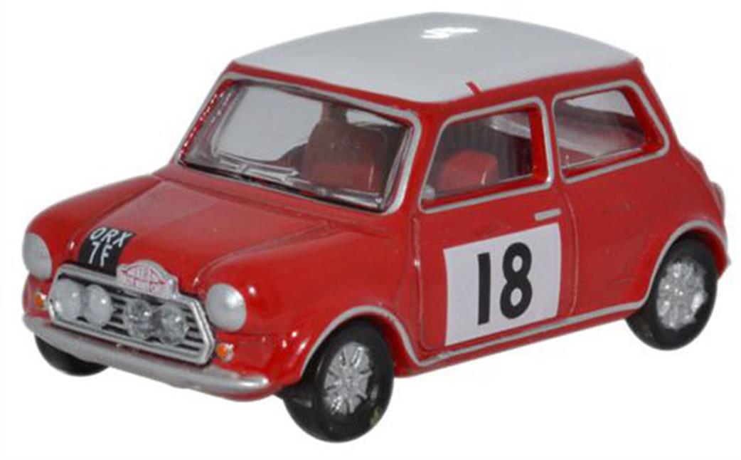 Oxford Diecast 1/76 76MCS001 Mini Cooper s MKII 1968 Monte Carlo