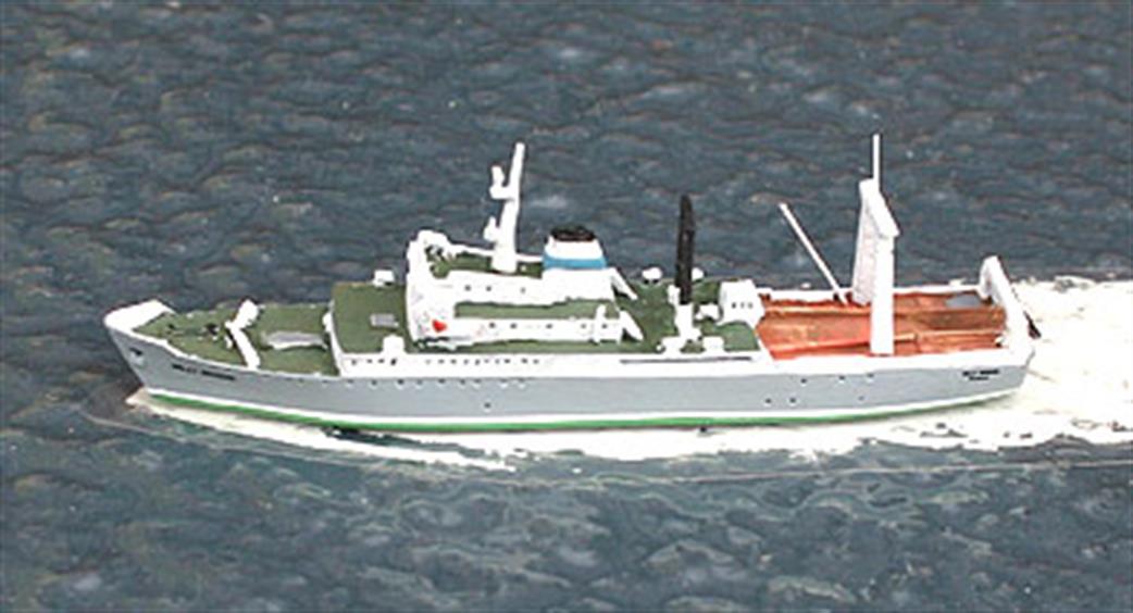 Albatros 1/1250 AL-F8 Willy Bredel DDR Stern Trawler 1966 Die-cast Model