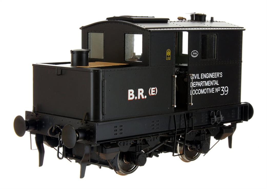 Dapol O Gauge 7S-005-002 Sentinel BR 39 4-wheel Vertical Boiler Locomotive Black Early Emblem