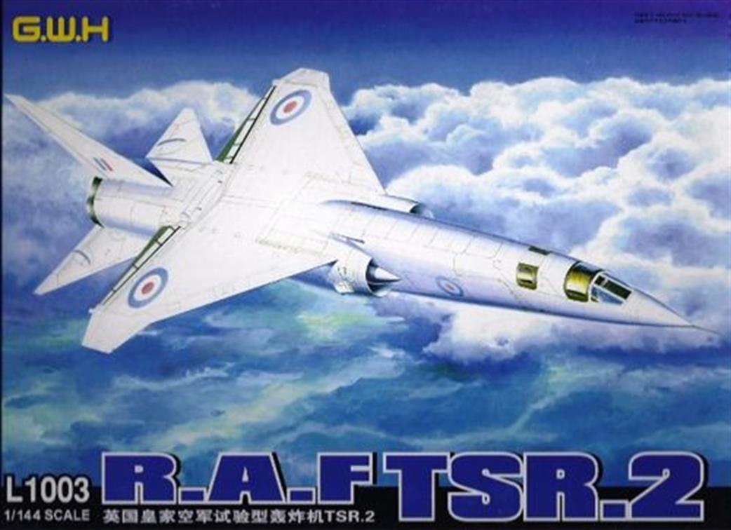 Great Wall Hobby 1/144 L1003 RAF TSR 2 Jet Fighter Bomber Kit
