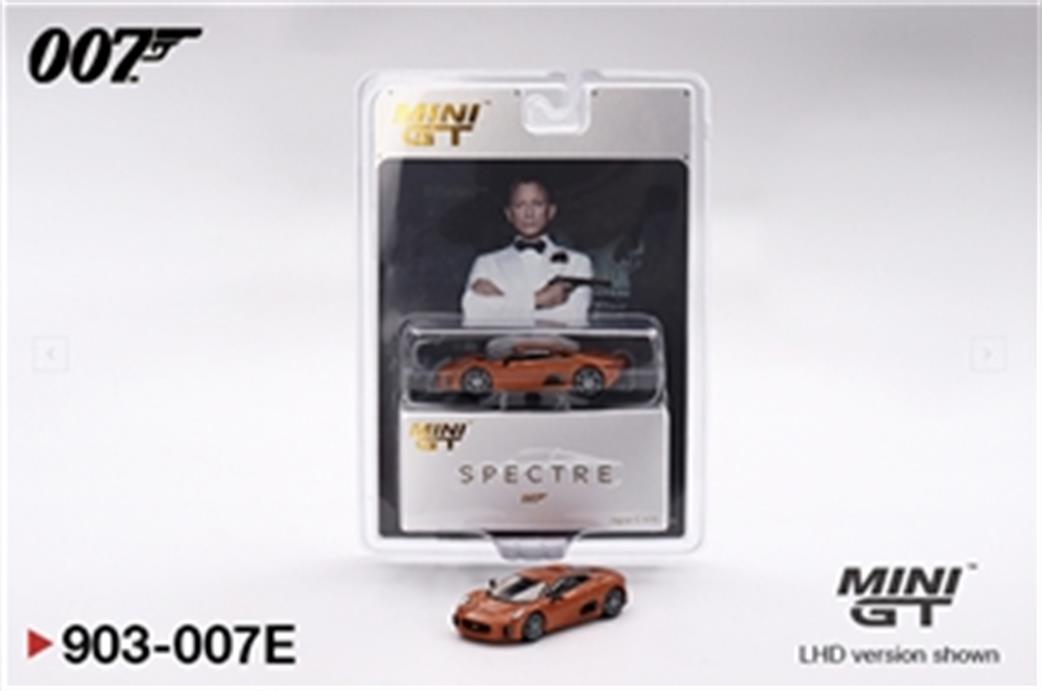 MiniGT 1/64 MGT00903-007E James Bond Spectre Jaguar C-X75